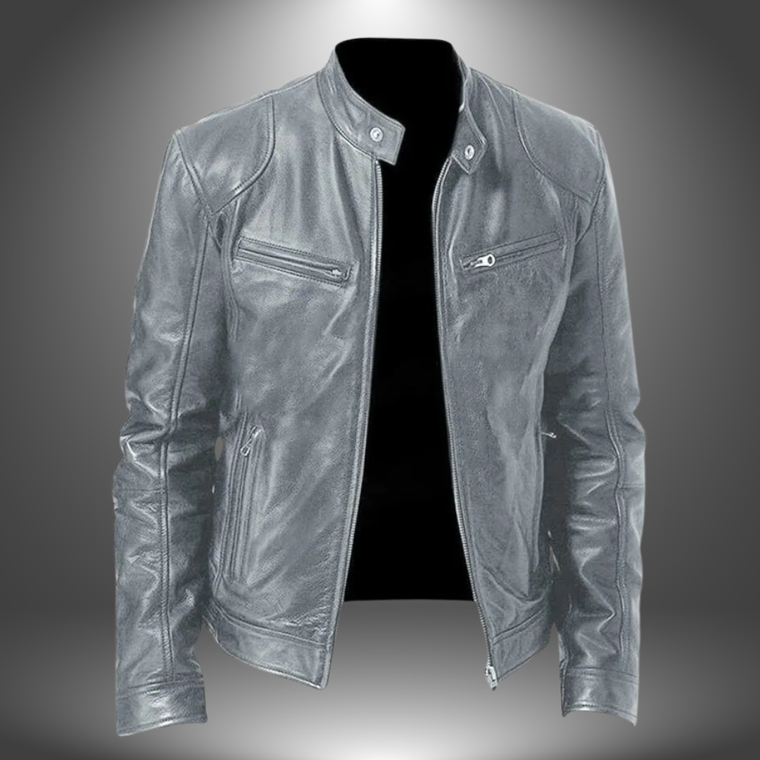 Lorel | Chaqueta de cuero hecha a mano para hombre