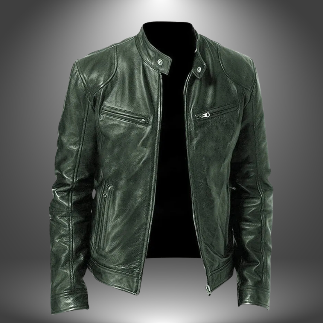 Lorel | Chaqueta de cuero hecha a mano para hombre