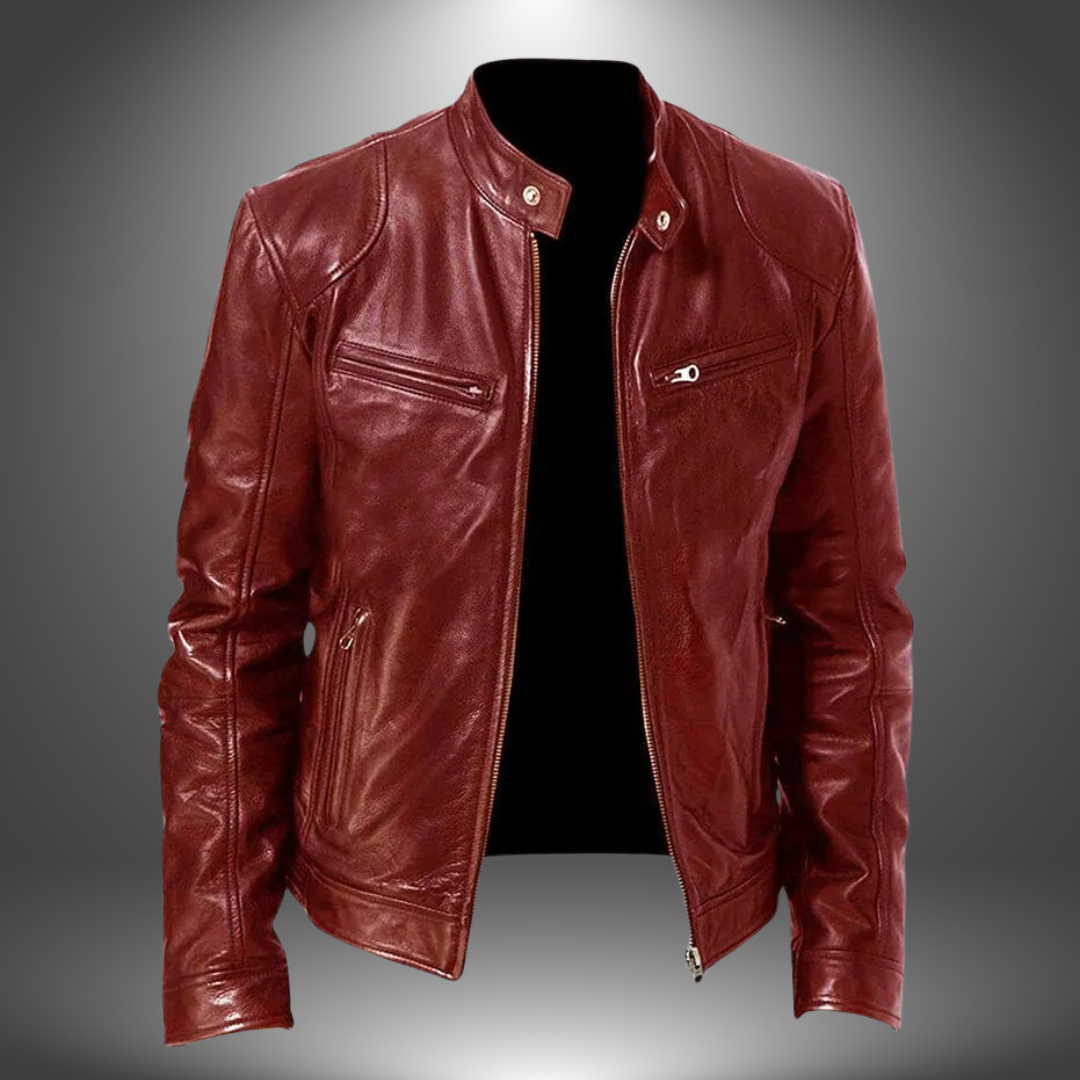 Lorel | Chaqueta de cuero hecha a mano para hombre