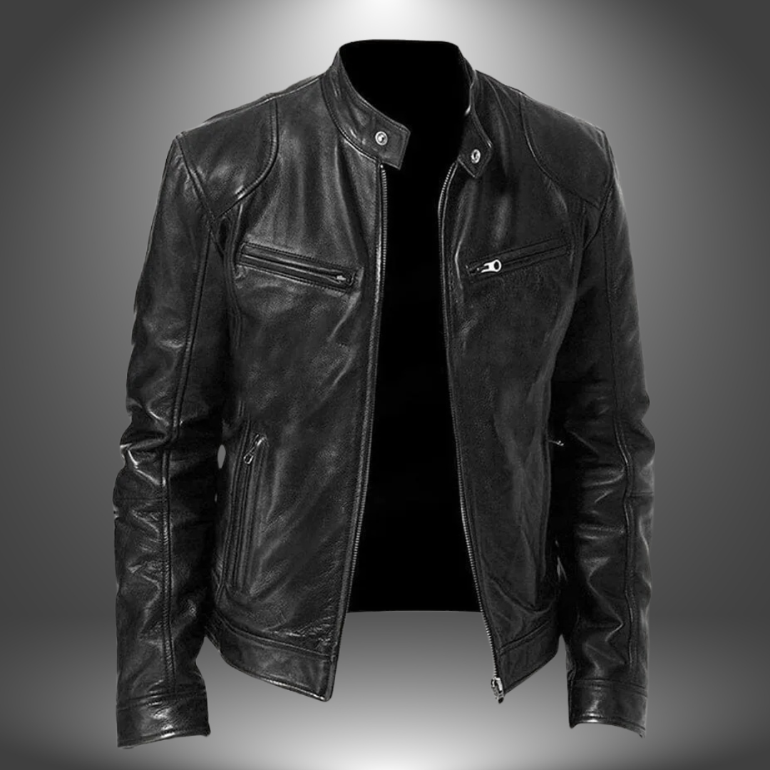 Lorel | Chaqueta de cuero hecha a mano para hombre