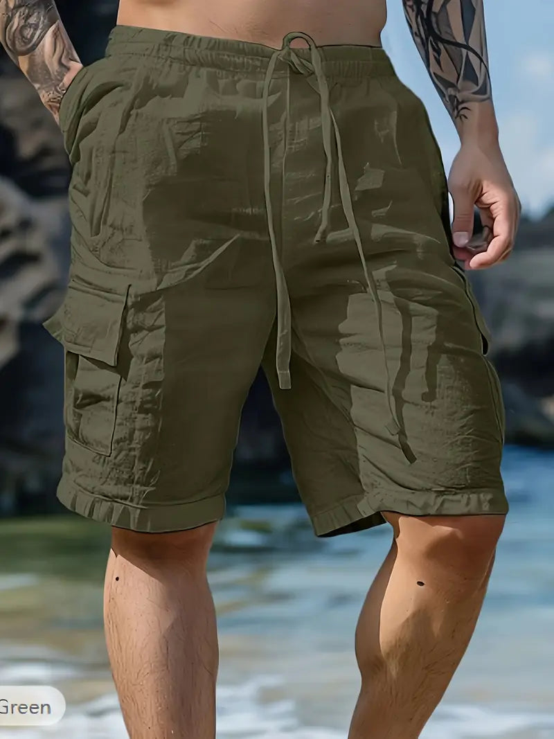Lorel | Pantalón corto transpirable con cinturilla elástica.