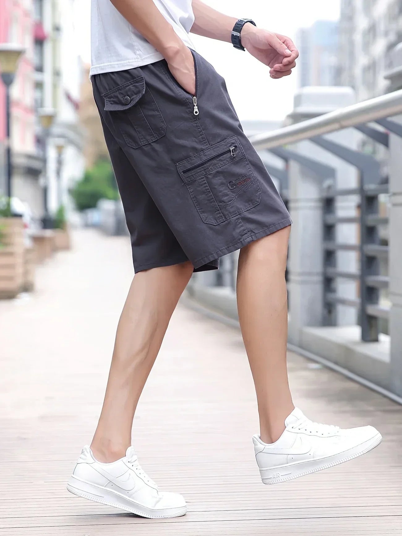 Lorel | Shorts cargo ligeros con bolsillos