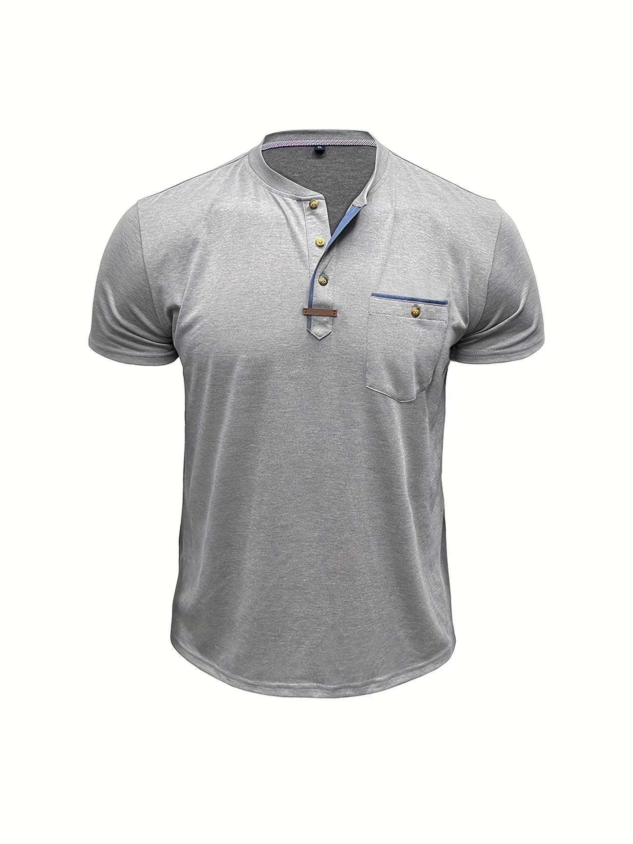 Lorel | Camiseta elegante con cuello redondo y bolsillo
