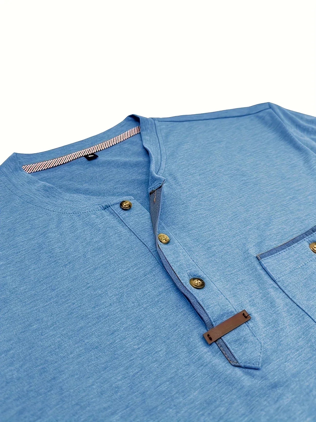 Lorel | Camiseta elegante con cuello redondo y bolsillo
