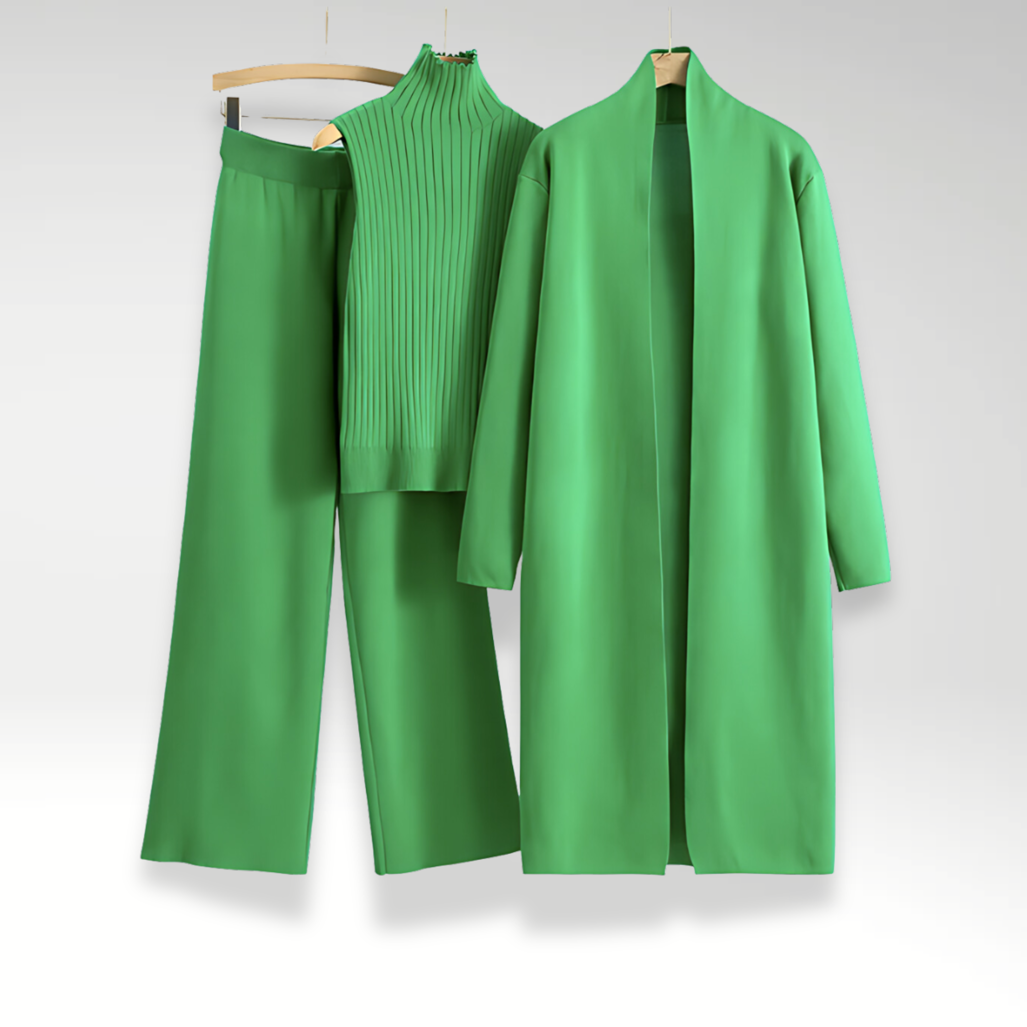 Lorel | Conjunto de punto de lujo de tres piezas