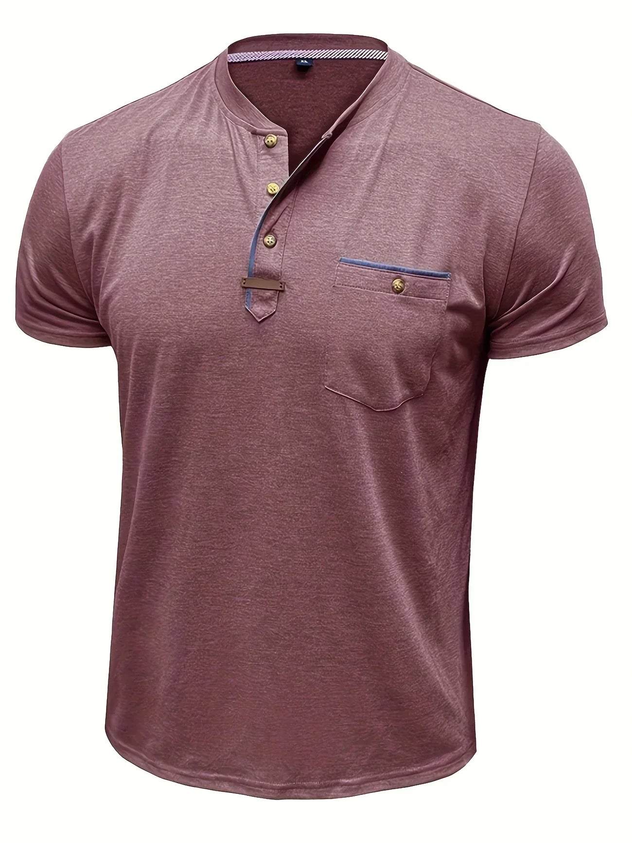 Lorel | Camiseta elegante con cuello redondo y bolsillo