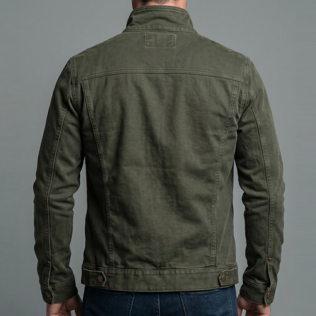 Lorel | Chaqueta de algodón vintage con cierre de cremallera