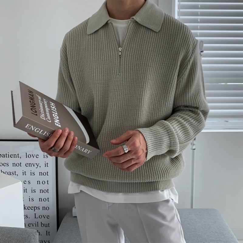 Lorel | Sudadera tipo polo para hombre