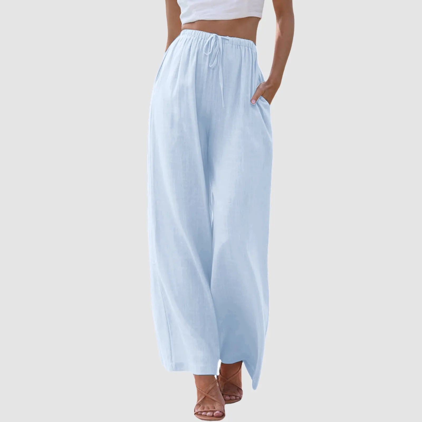 Lorel | Pantalones anchos de cintura alta