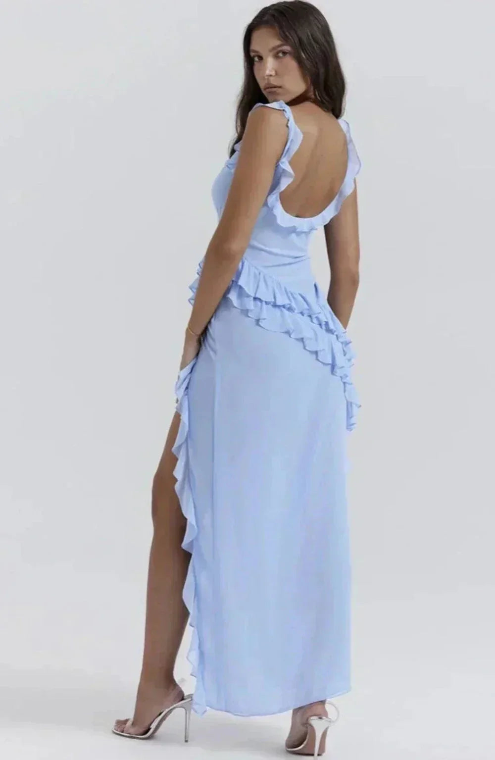 Lorel | Vestido elegante con piernas abiertas
