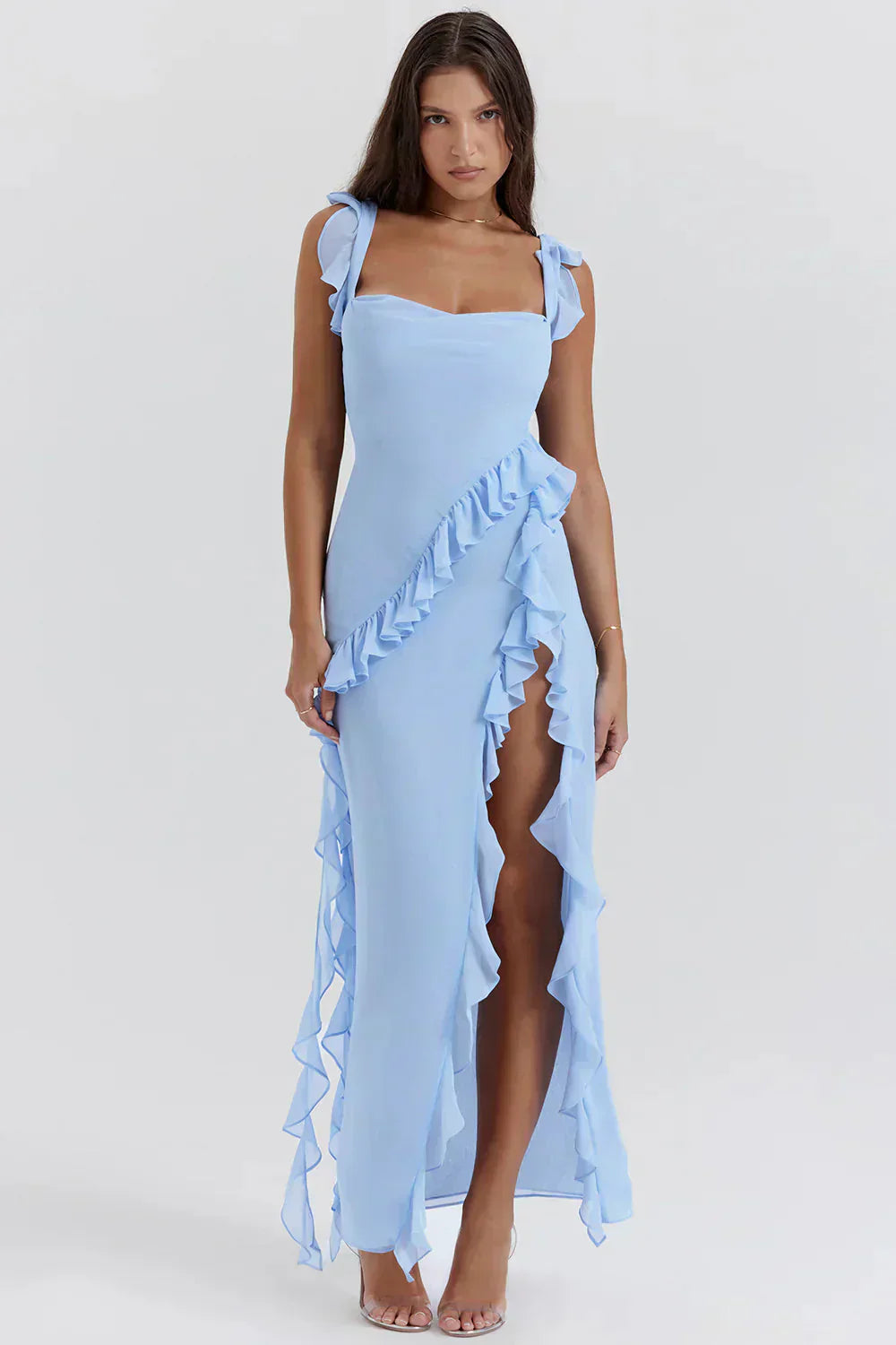 Lorel | Vestido elegante con piernas abiertas