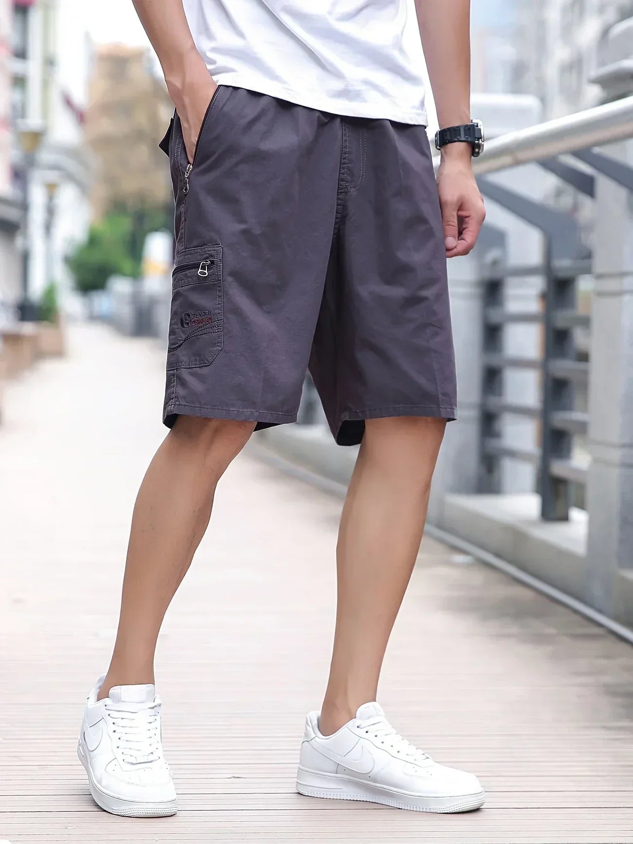 Lorel | Shorts cargo ligeros con bolsillos