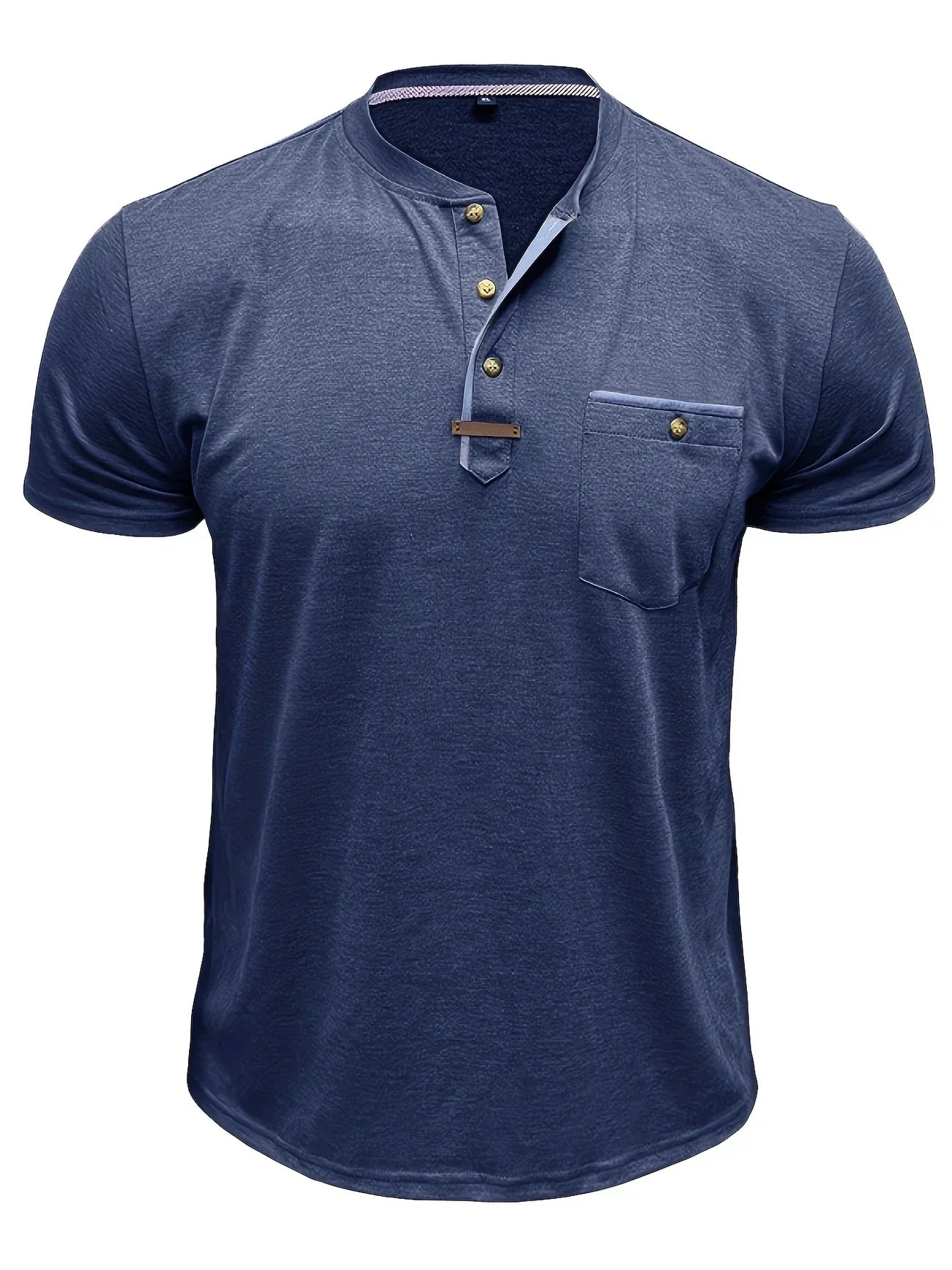 Lorel | Camiseta elegante con cuello redondo y bolsillo