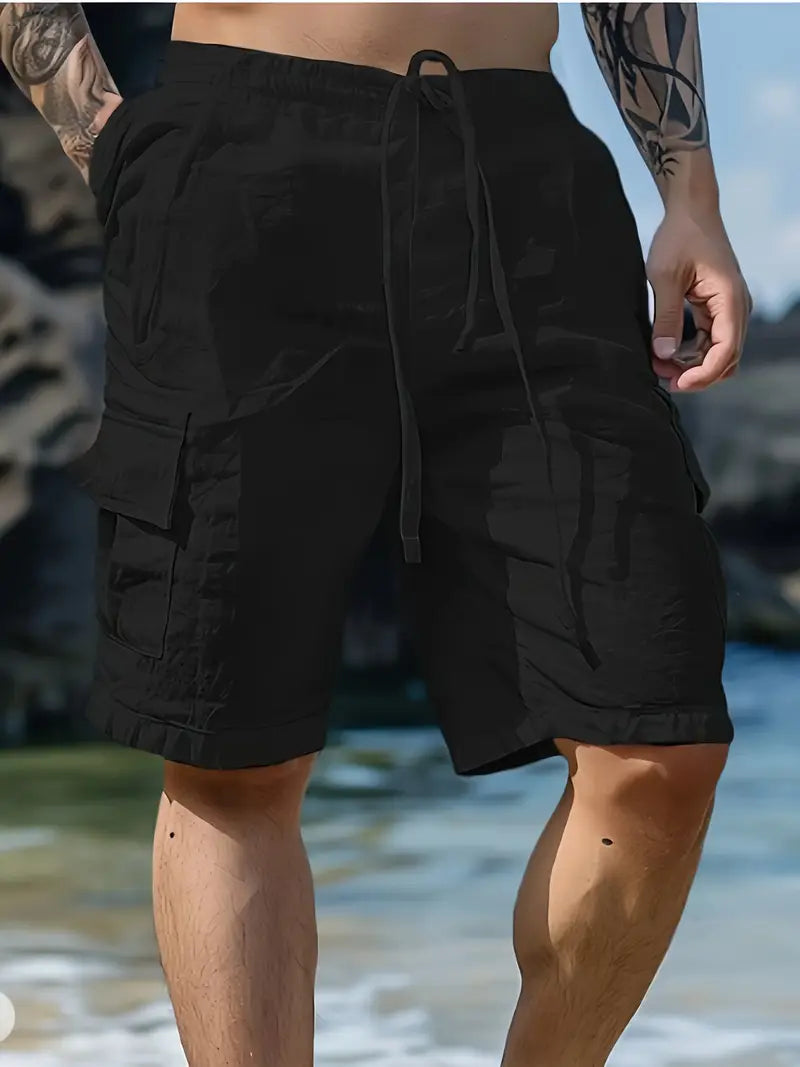 Lorel | Pantalón corto transpirable con cinturilla elástica.