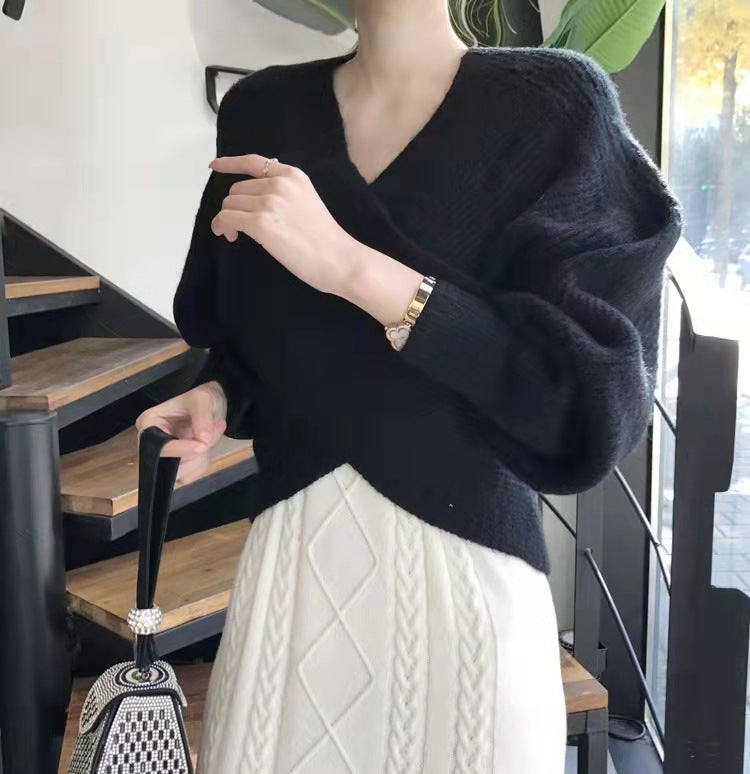 Lorel | Suéter elegante de punto cruzado