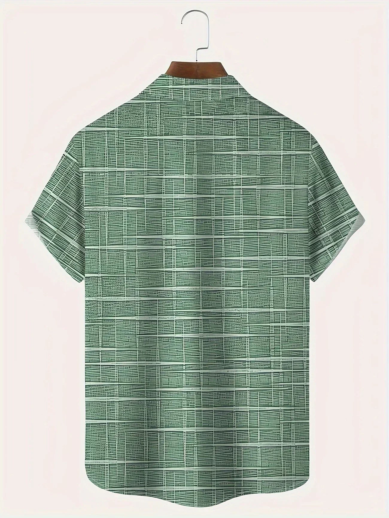 Lorel | Camisa elegante con estampado de rayas y cuadros.