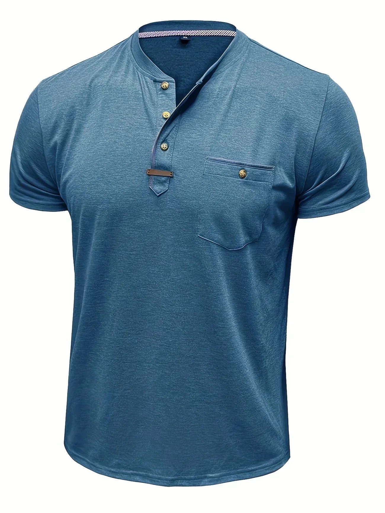 Lorel | Camiseta elegante con cuello redondo y bolsillo