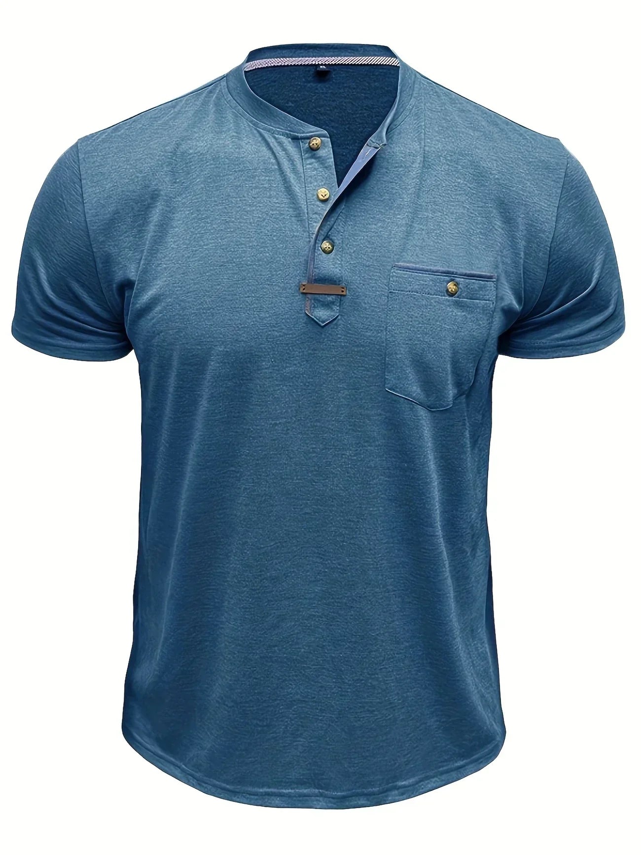 Lorel | Camiseta elegante con cuello redondo y bolsillo