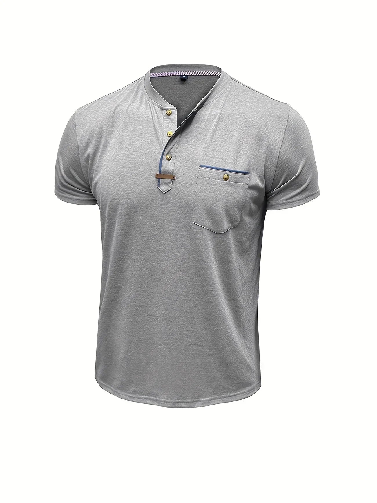 Lorel | Camiseta elegante con cuello redondo y bolsillo