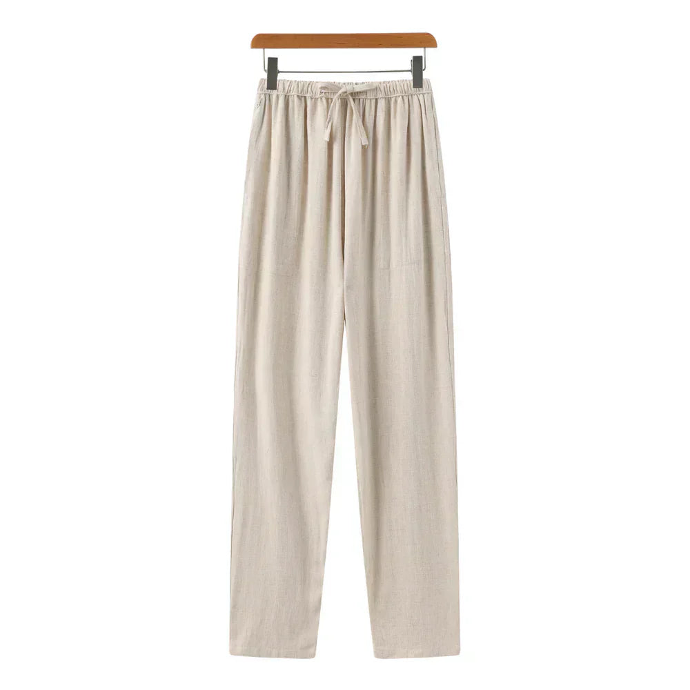 Lorel | Pantalón slim de lino