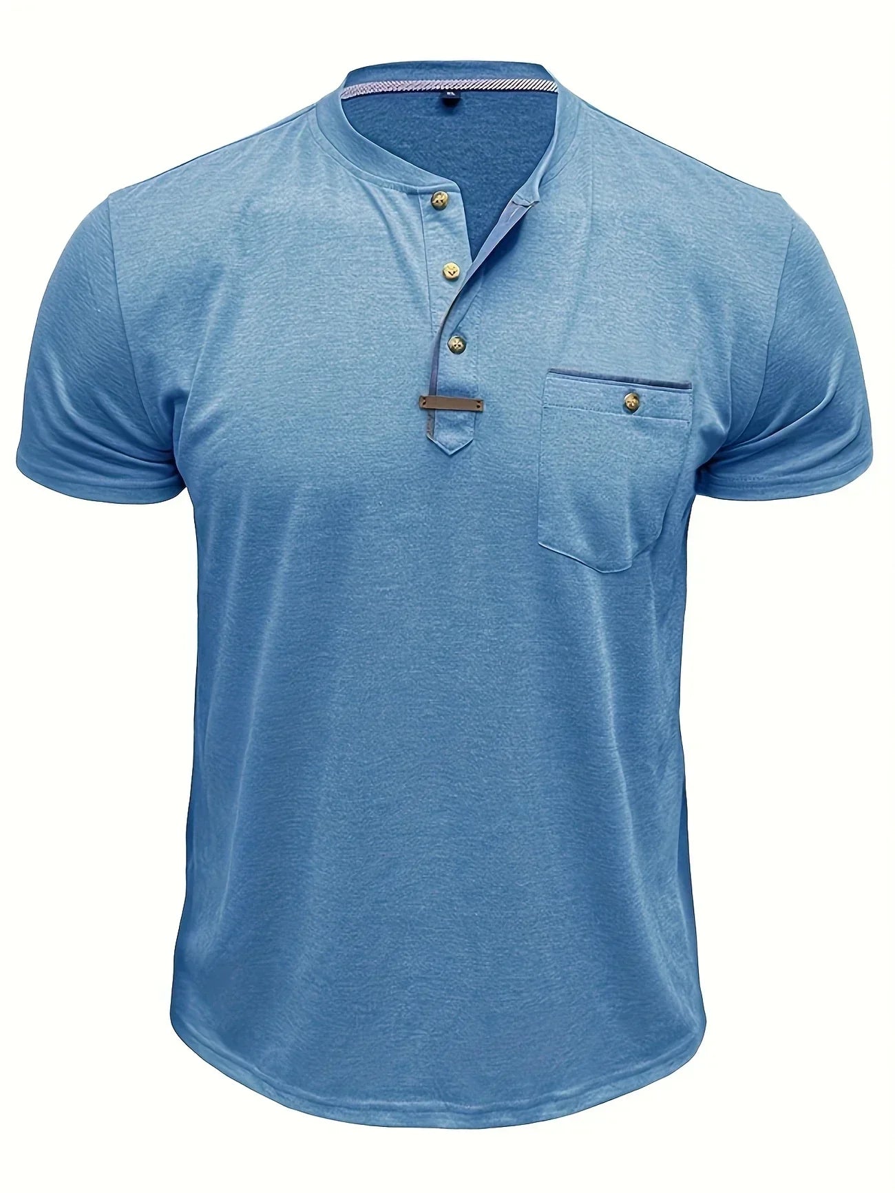 Lorel | Camiseta elegante con cuello redondo y bolsillo