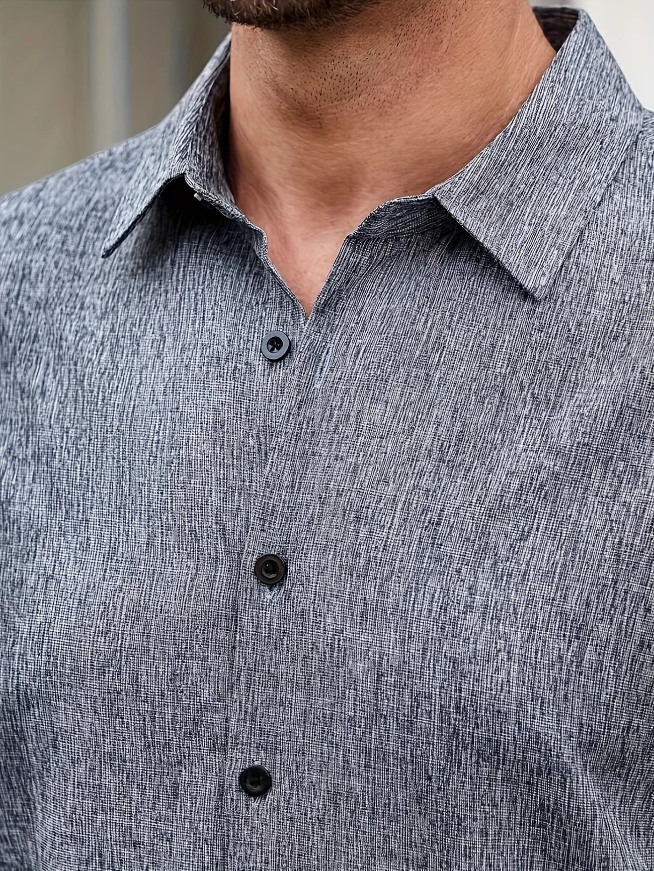Lorel | Camisa ligera de mezcla de lino de manga corta