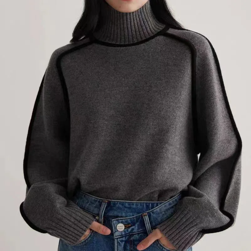 Lorel | Cómodo suéter de cuello alto.