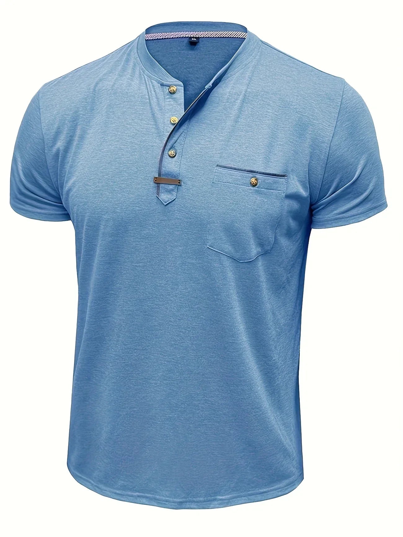 Lorel | Camiseta elegante con cuello redondo y bolsillo