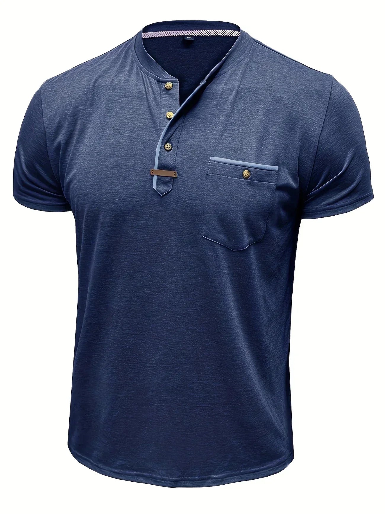 Lorel | Camiseta elegante con cuello redondo y bolsillo