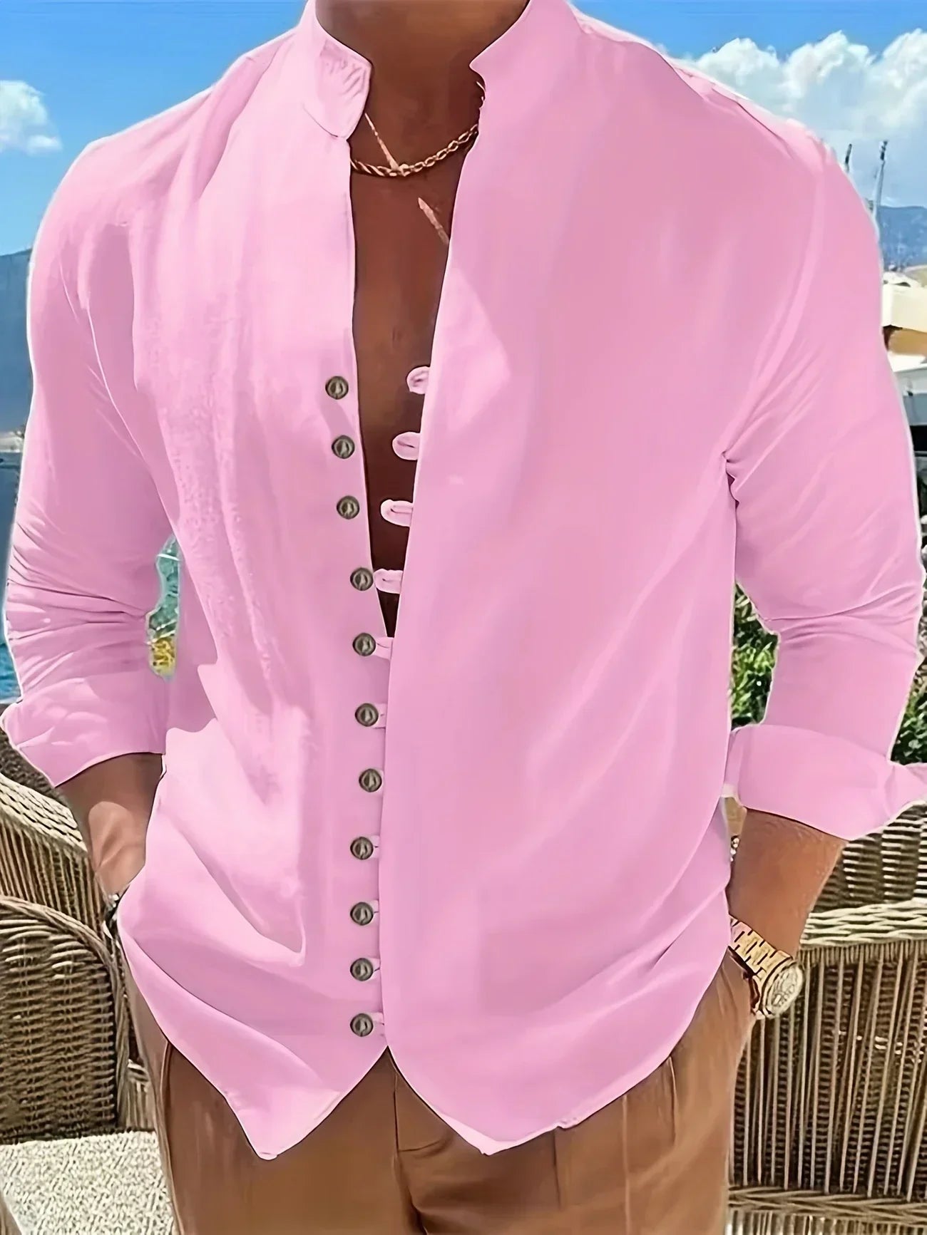 Lorel | Camisa de manga larga de algodón ligero