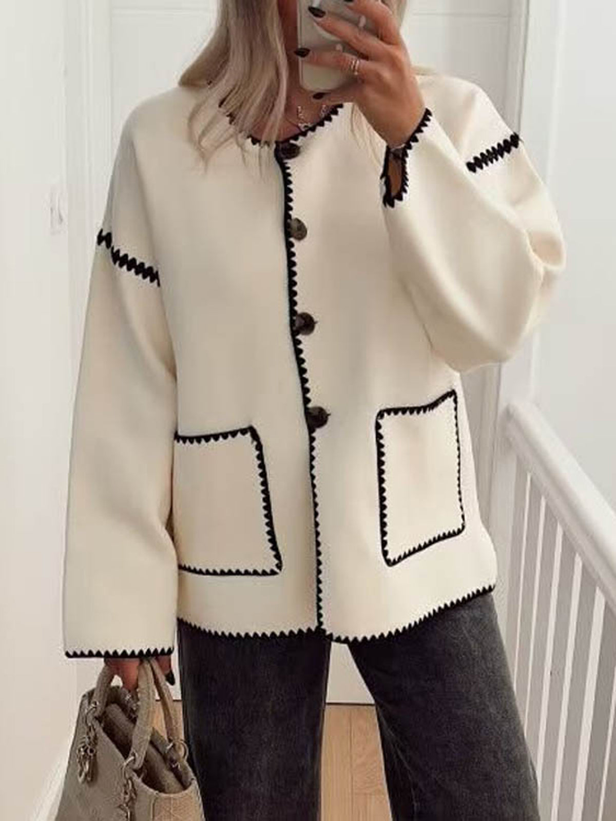 Lorel | Chaqueta en contraste