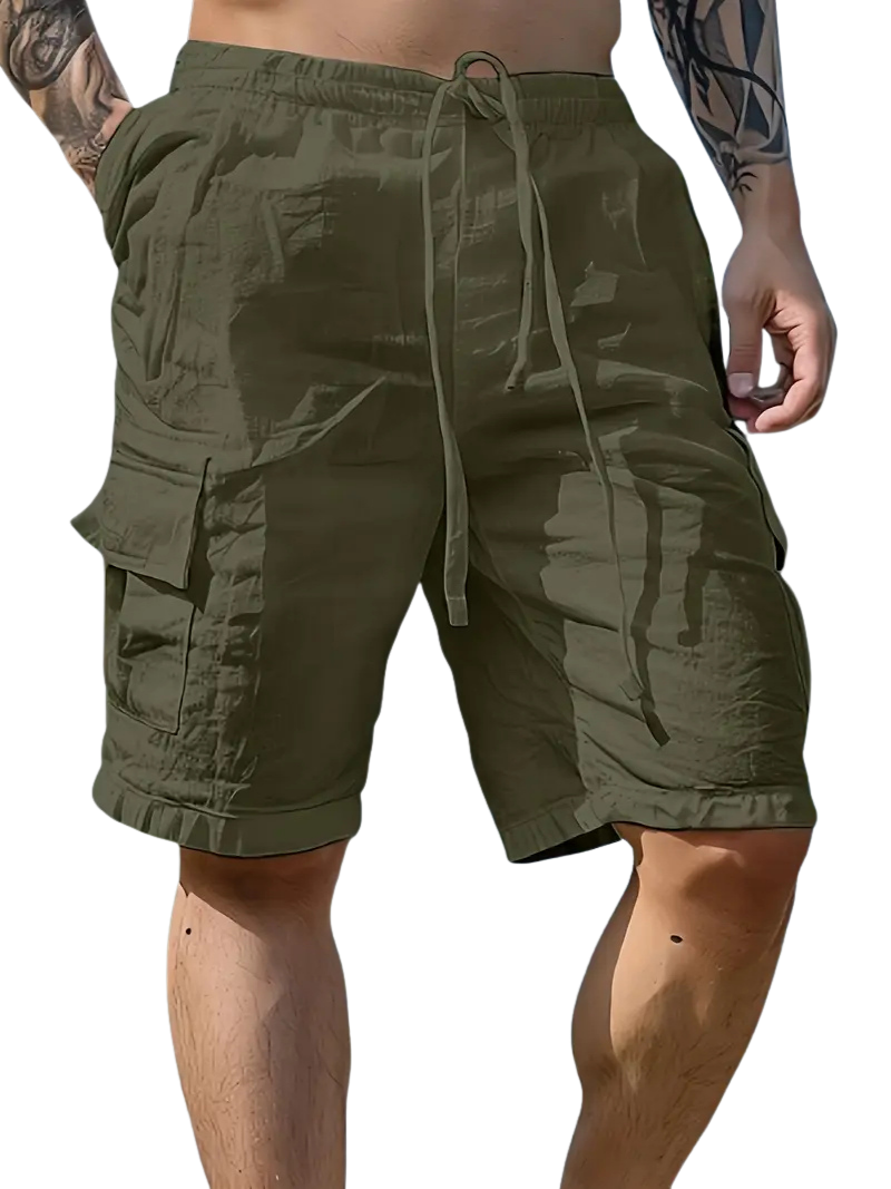 Lorel | Pantalón corto transpirable con cinturilla elástica.
