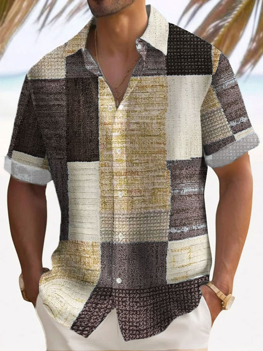 Lorel | Camisa elegante de manga corta