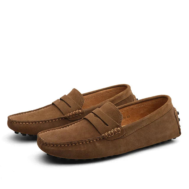 Lorel | Mocasines de ante Marina