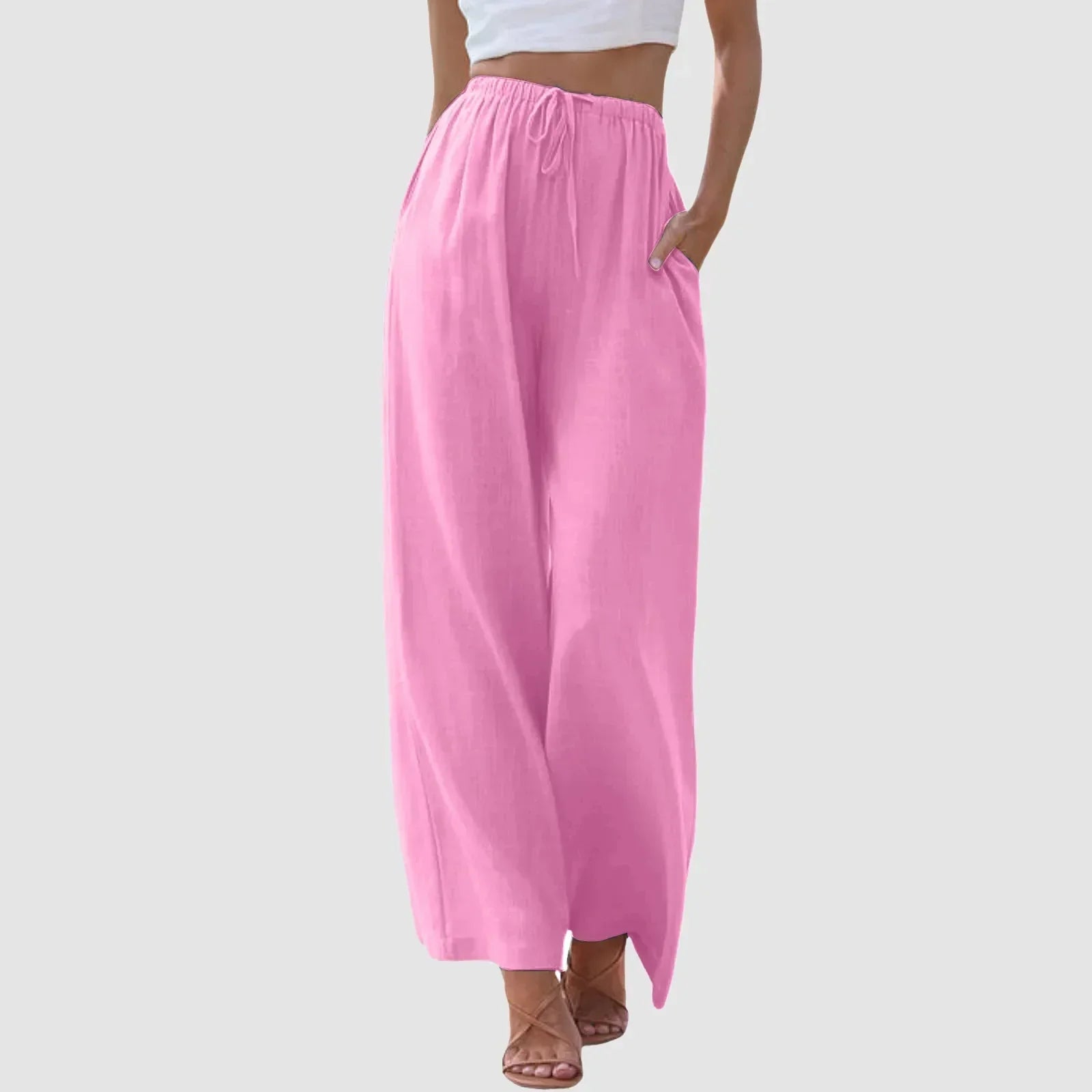 Lorel | Pantalones anchos de cintura alta