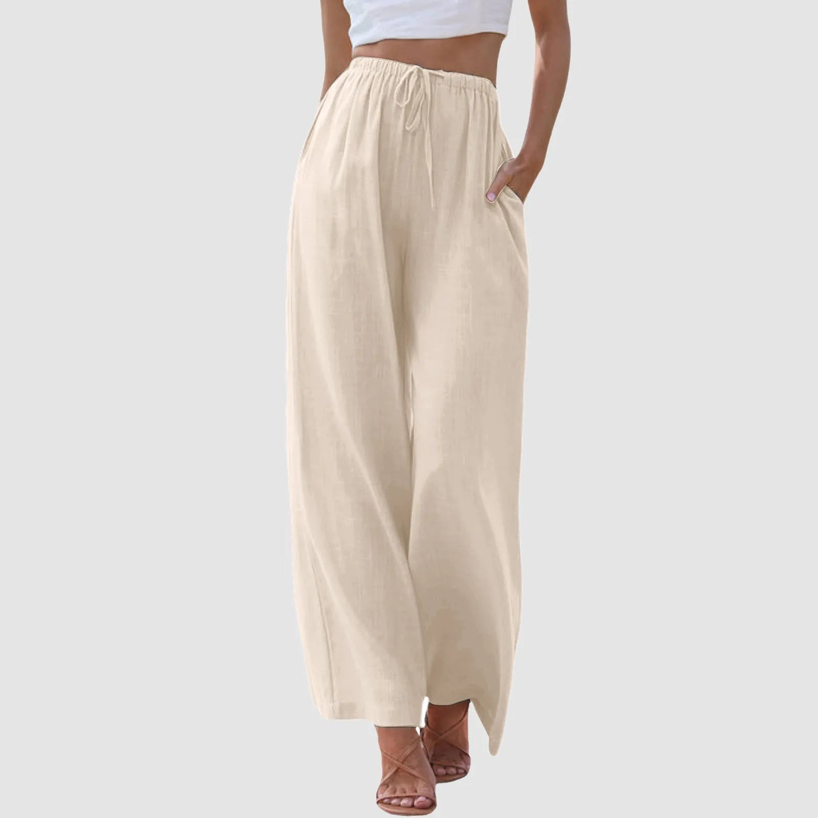 Lorel | Pantalones anchos de cintura alta