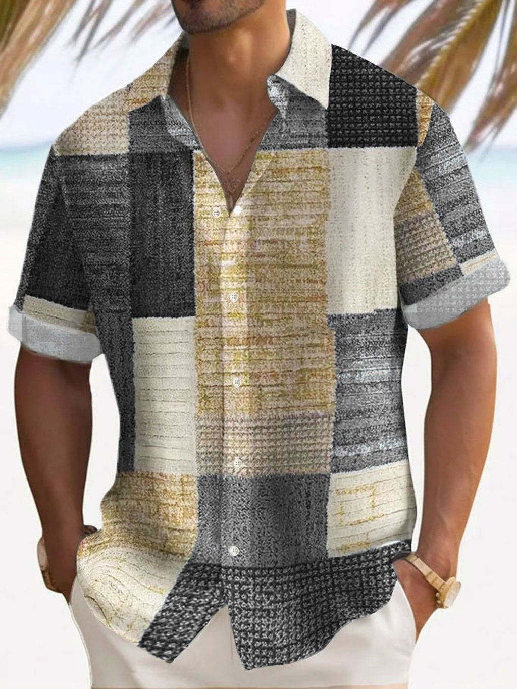Lorel | Camisa elegante de manga corta