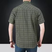 Lorel | Camisa Elegante De Cuadros De Manga Corta