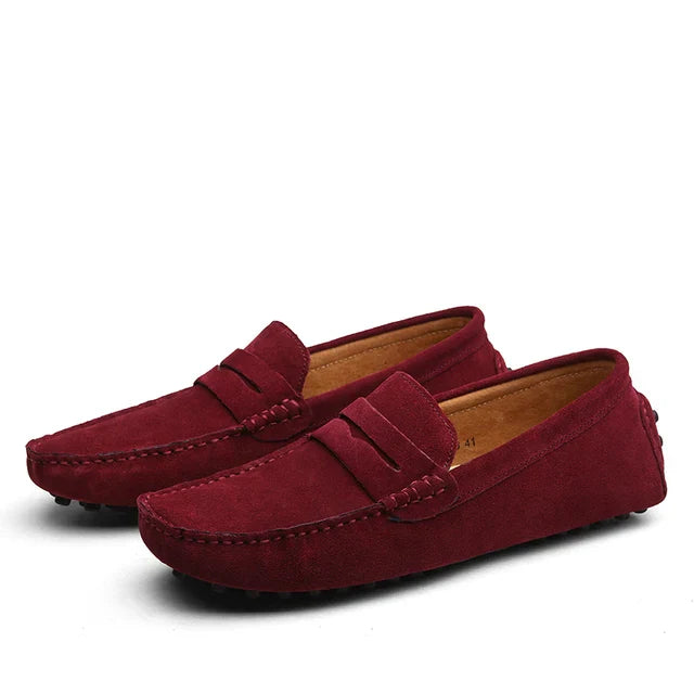 Lorel | Mocasines de ante Marina