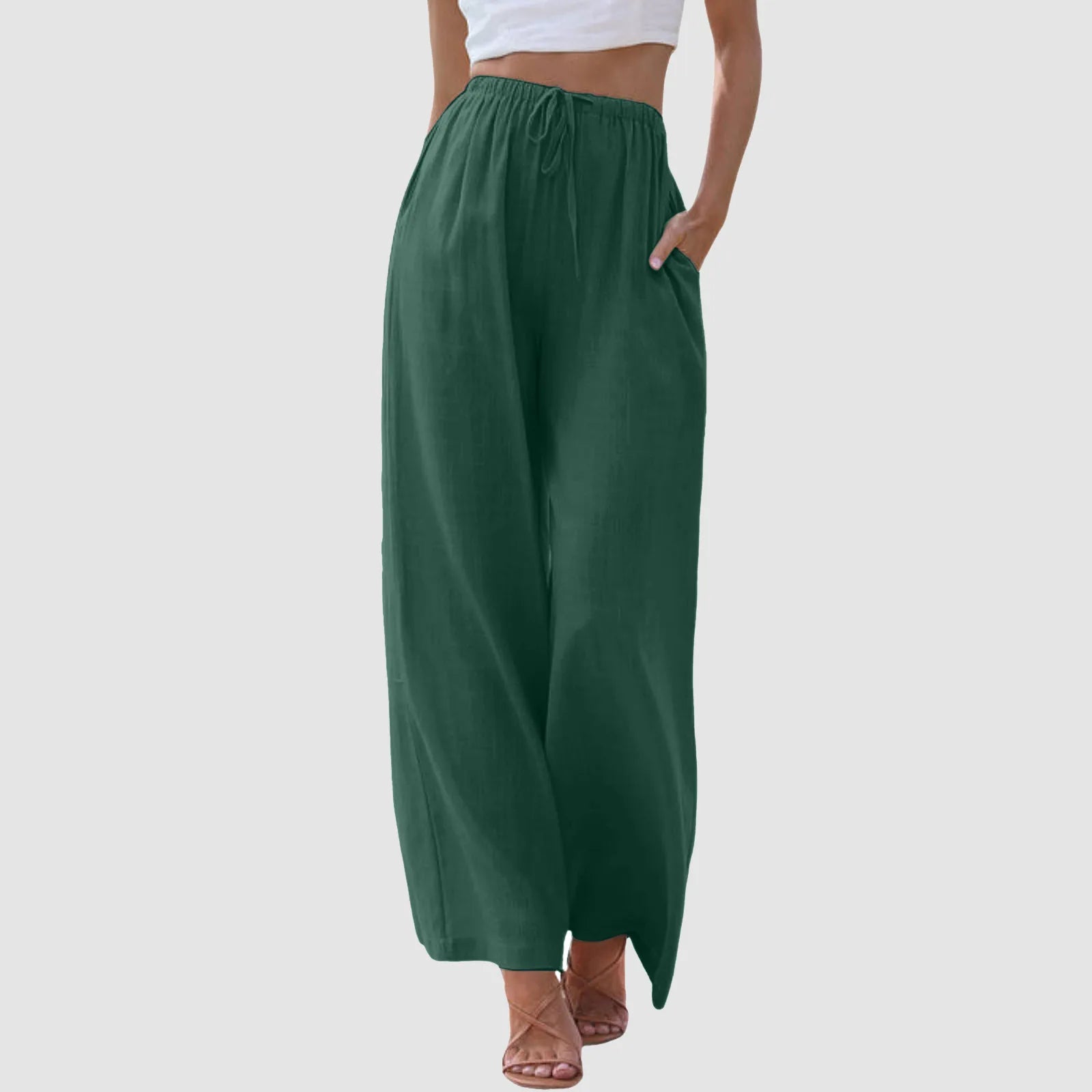 Lorel | Pantalones cómodos de pierna ancha y cintura alta.