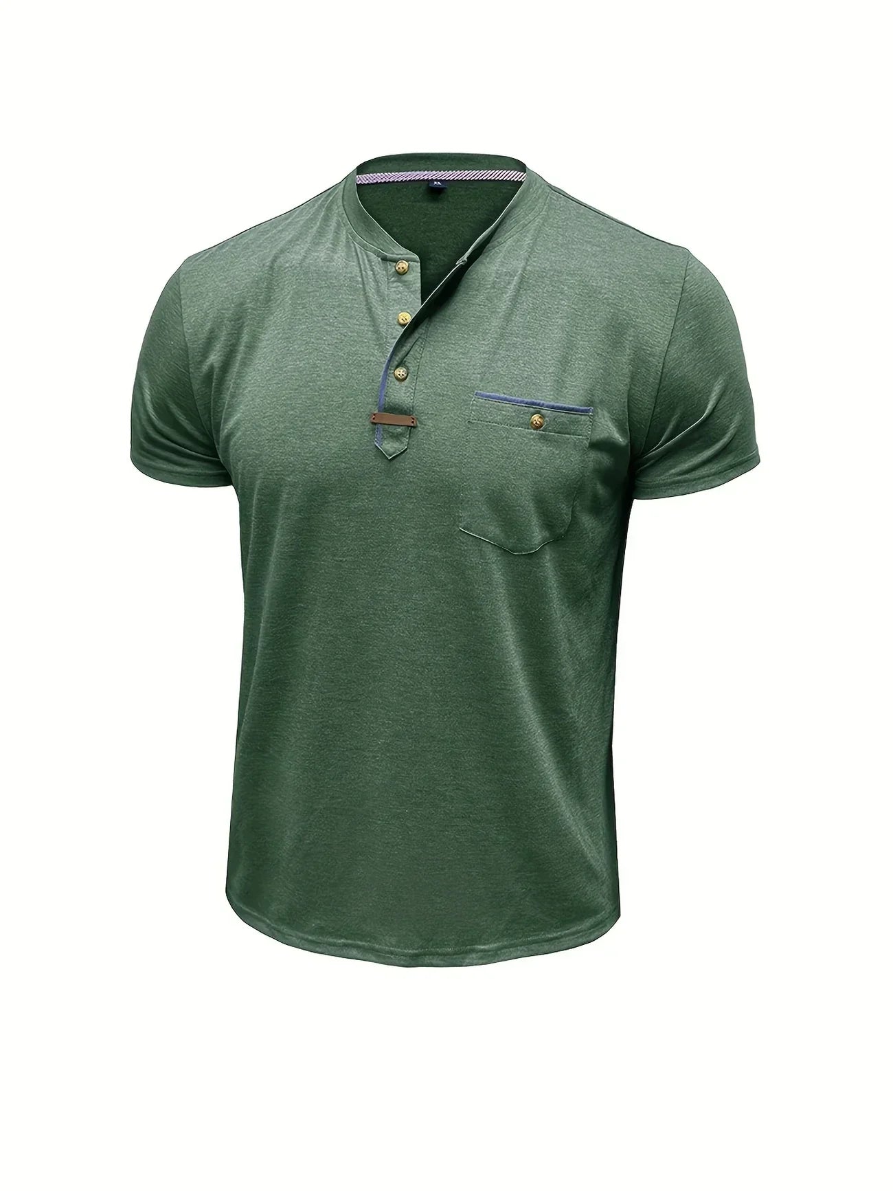 Lorel | Camiseta elegante con cuello redondo y bolsillo