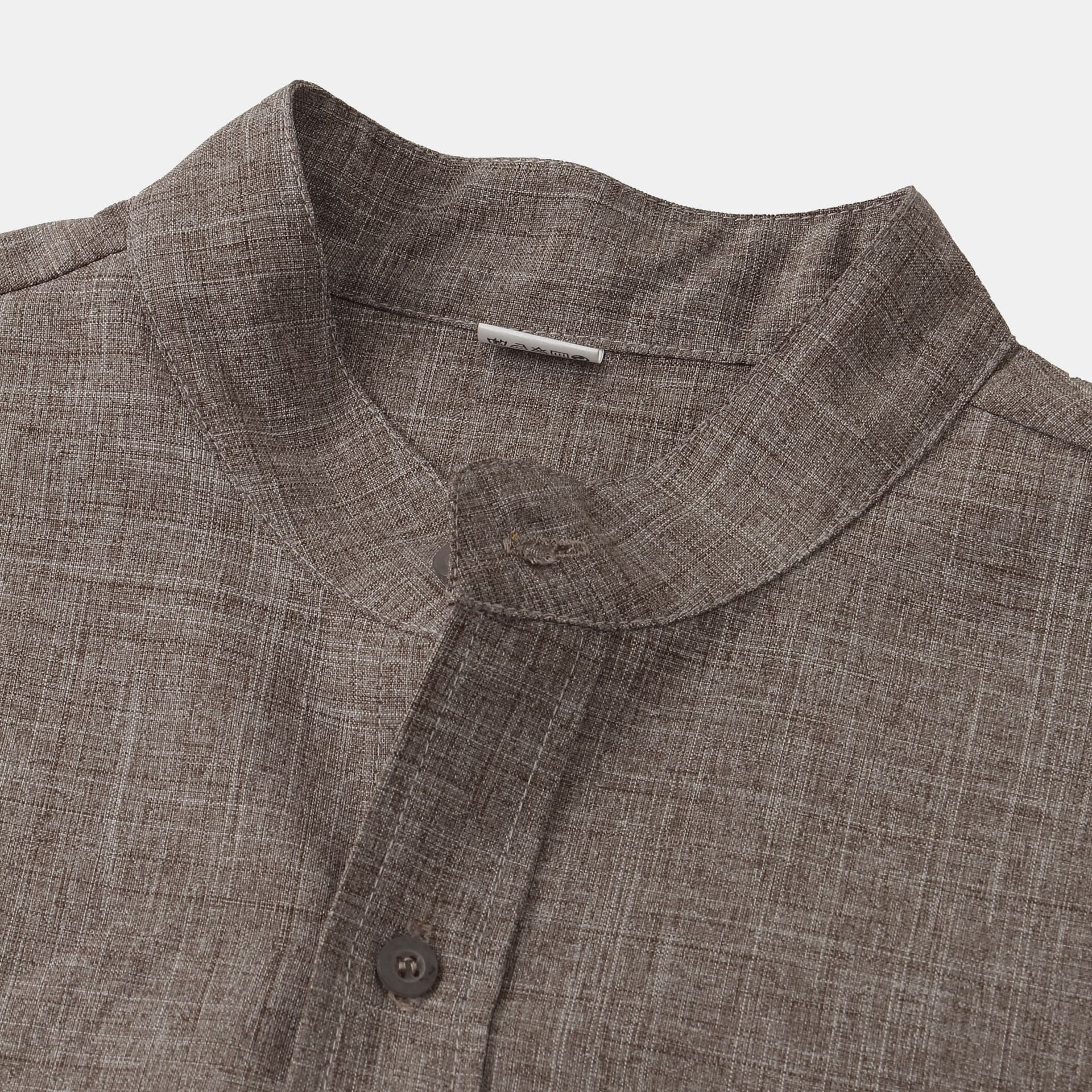 Lorel | Camisa de algodón liso con botones