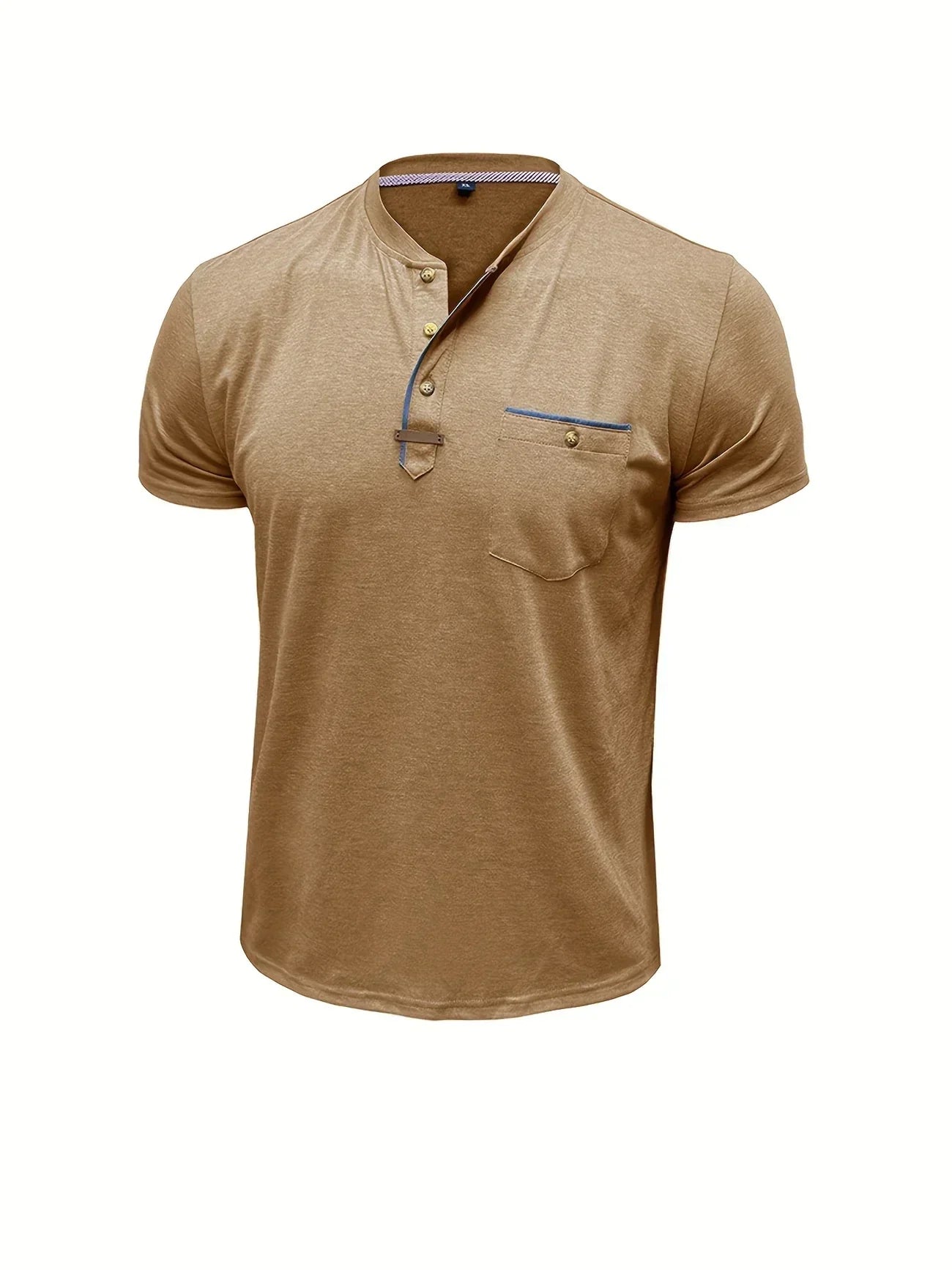 Lorel | Camiseta elegante con cuello redondo y bolsillo