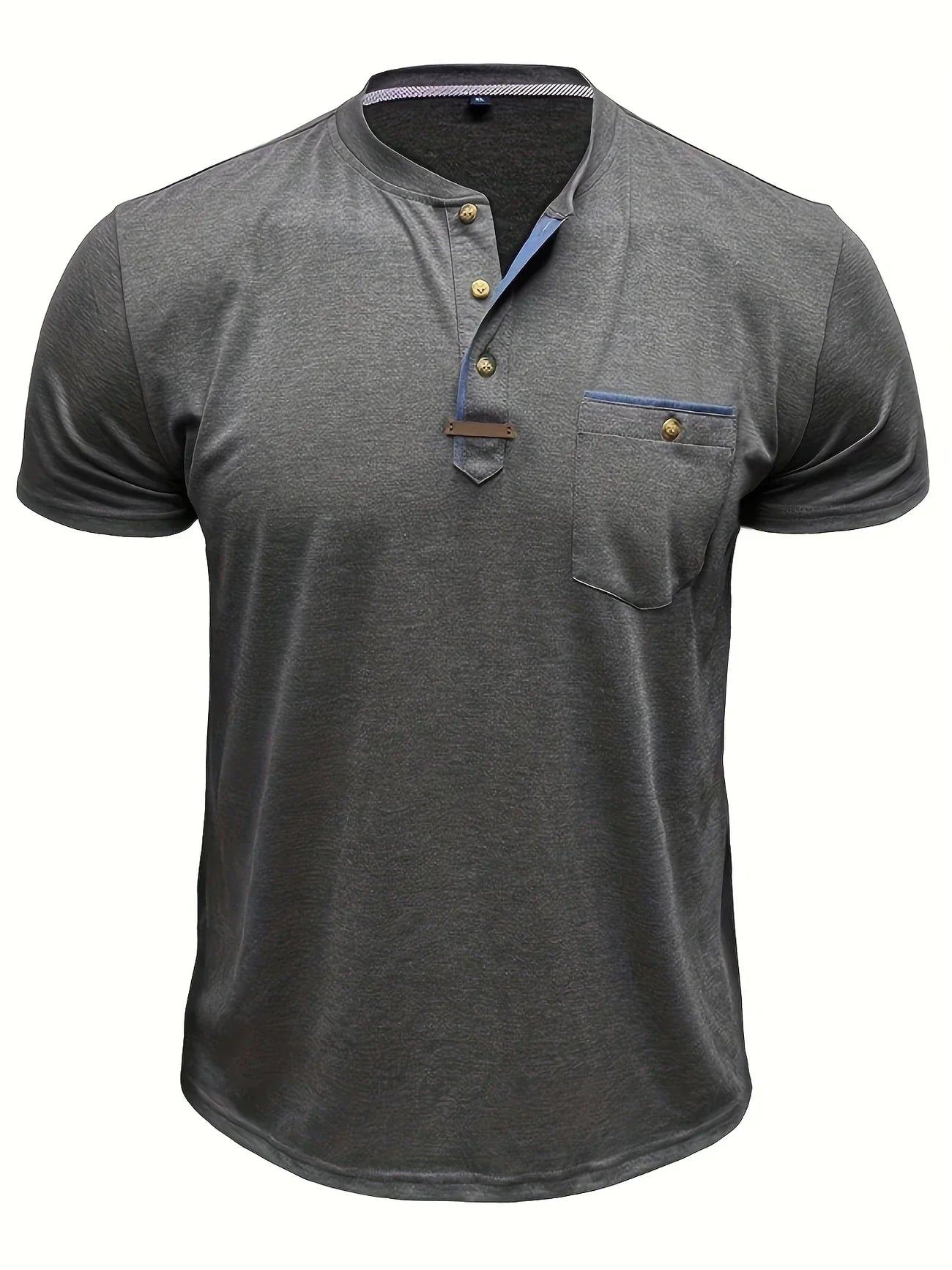 Lorel | Camiseta elegante con cuello redondo y bolsillo