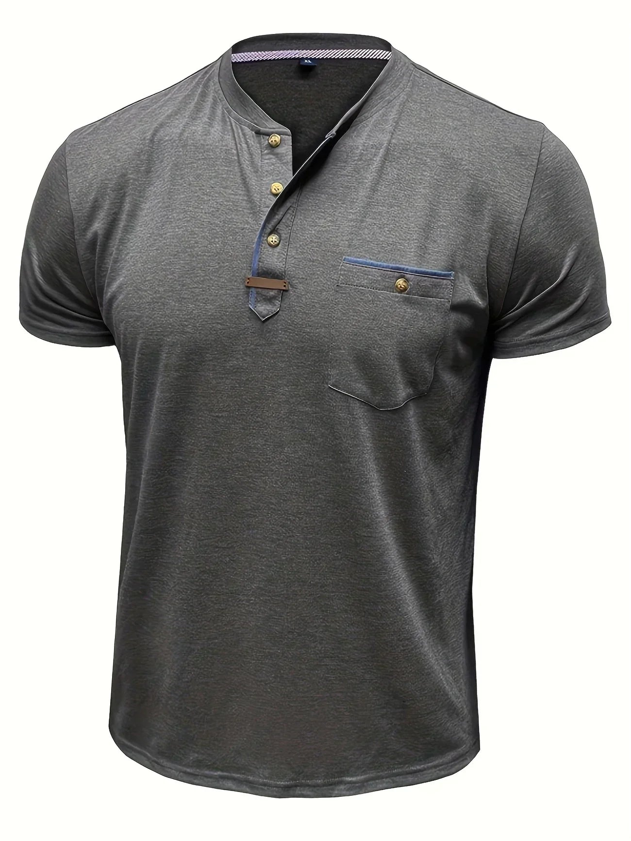 Lorel | Camiseta elegante con cuello redondo y bolsillo