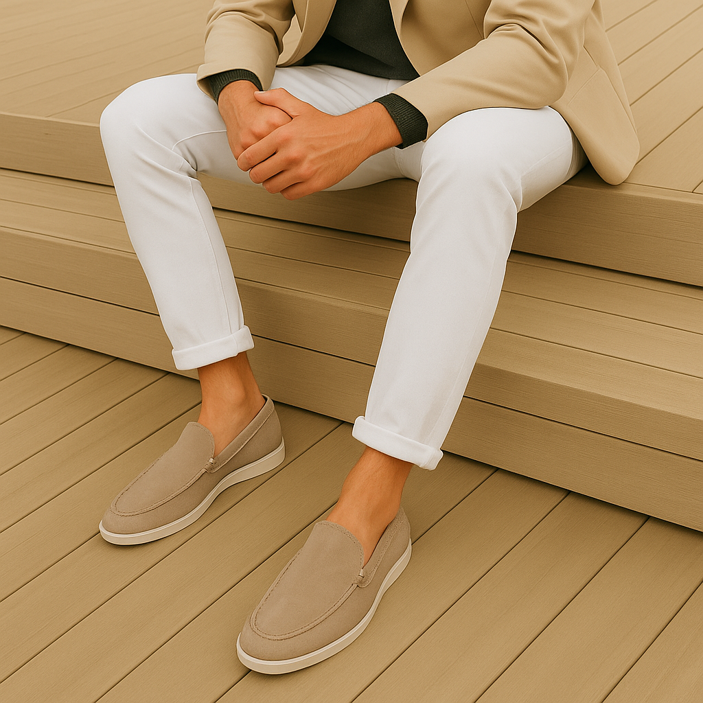 Lorel | Mocasines de ante elegantes