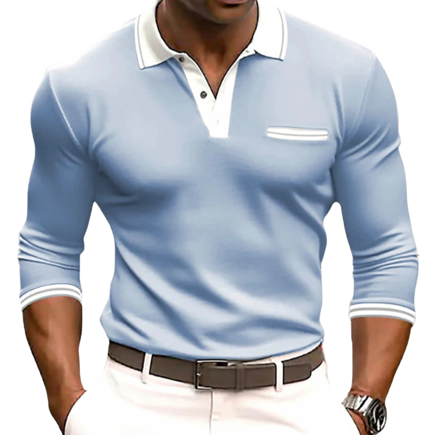 Lorel | Camisa con elegantes detalles en contraste