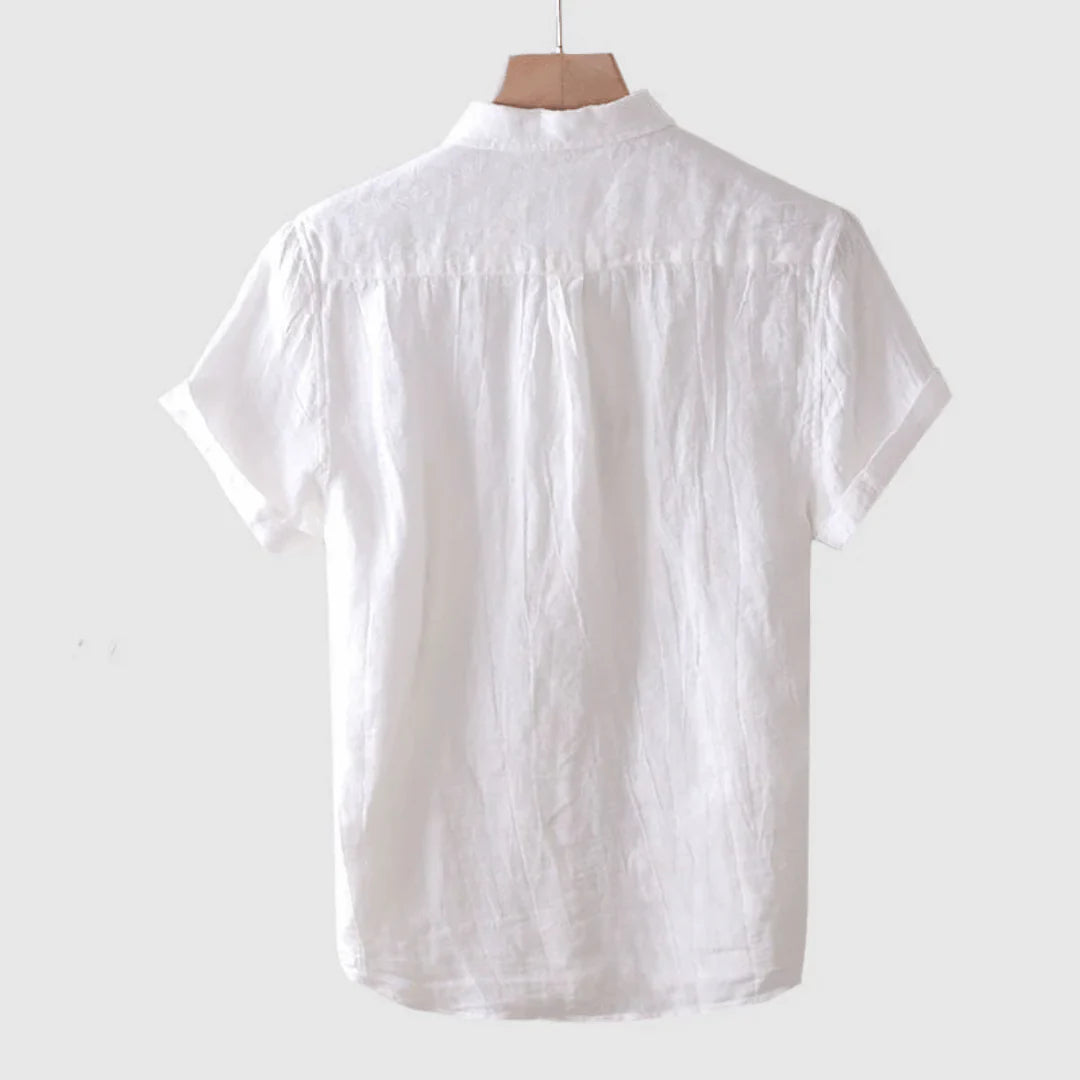 Lorel | Camisa Elegante De Manga Corta Con Botones